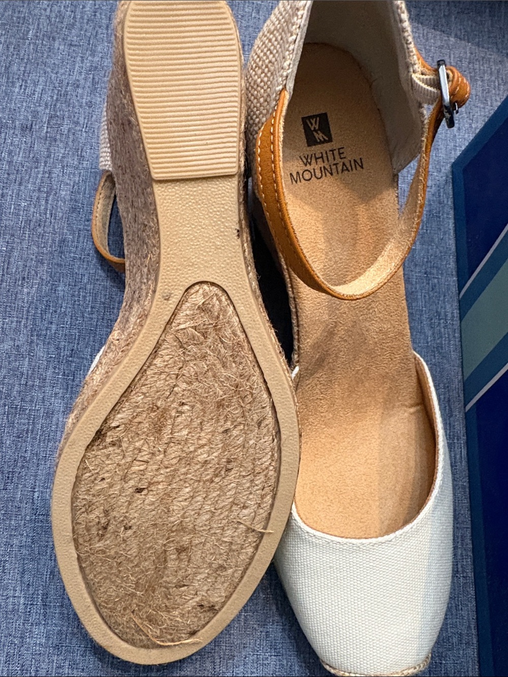WHITE MOUNTAIN Women's Mamba Espadrille Wedge Sandal - size 10 - NEW - Picture 11 of 11